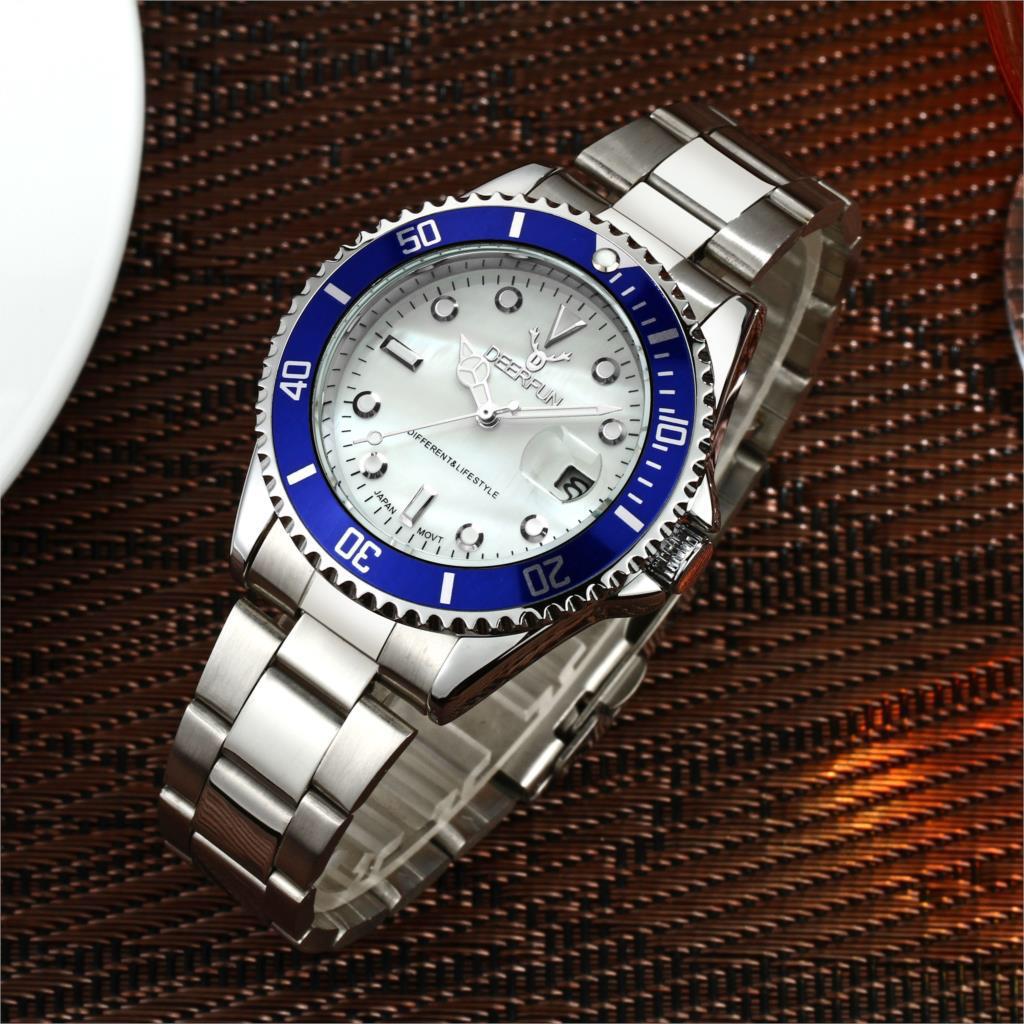Deerfun Original White - Marinblue, Steel