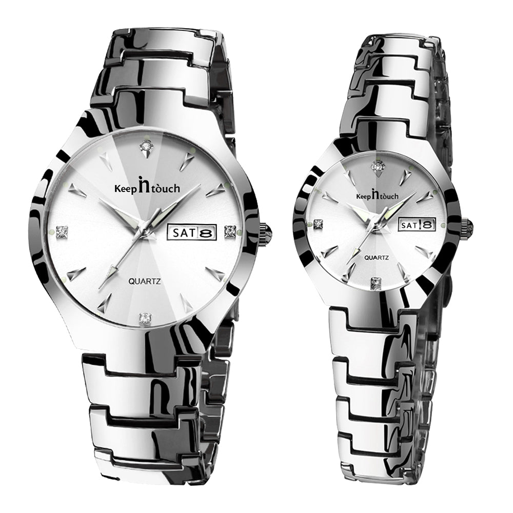 Keep in Touch Herrklocka Miami, Steel / Steel / Steel, Quartz Japan