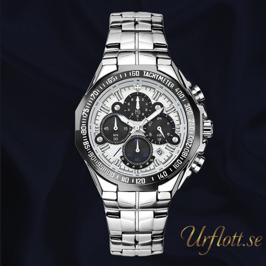 Herrklocka Wwoor Manager White - Black