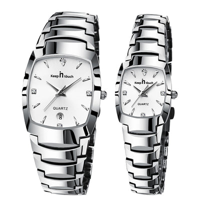 Keep in Touch Twin Dam. Steel / Silver. Steel. Japan Quartz