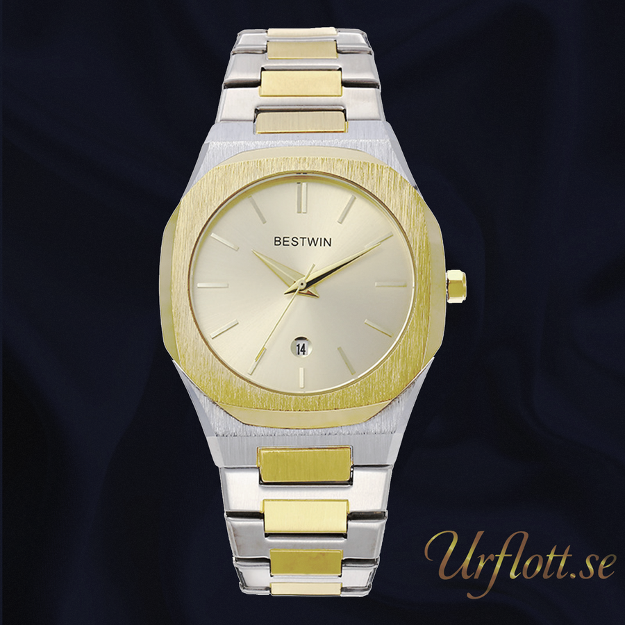 Bestwin Milano-Date  Gold-Steel