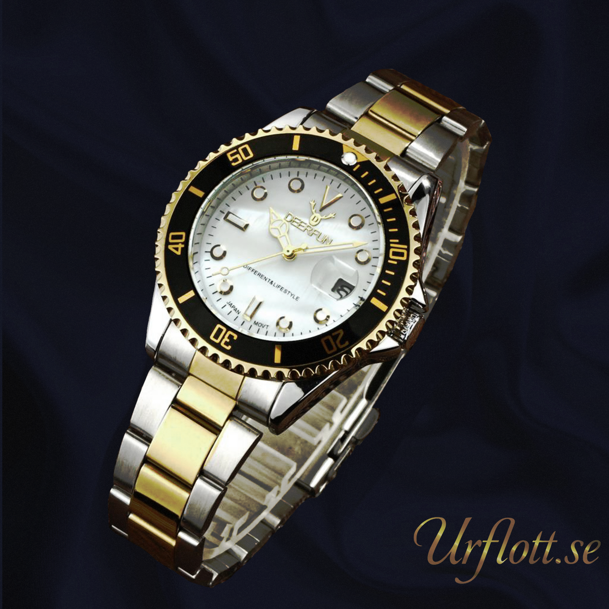 Deerfun White-Black- Steel- Gold