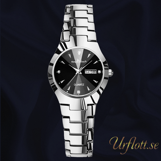 Keep in Touch Damklocka Miami, Steel / Black / Steel, Quartz Japan
