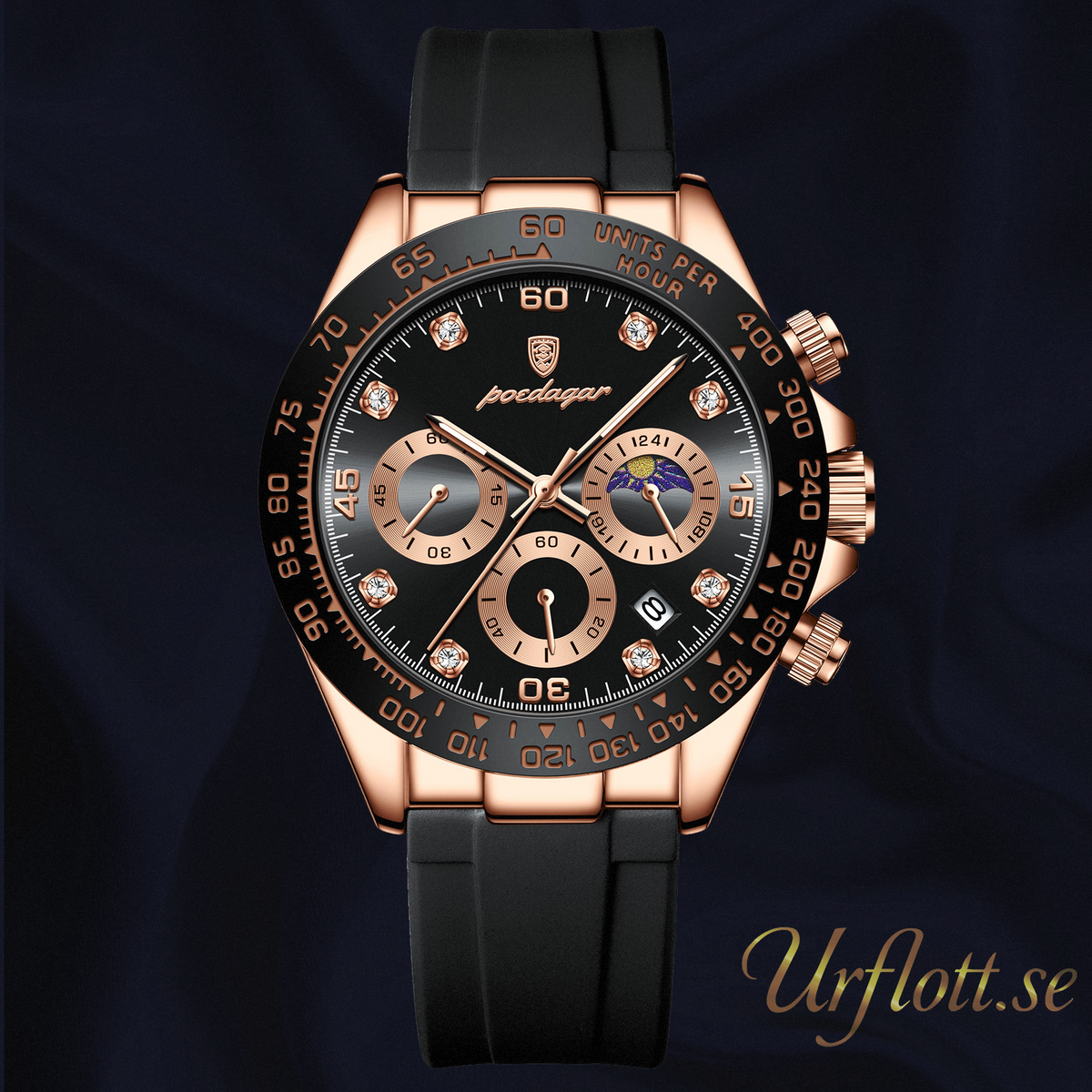 Bari Black - Champagne - Silicone