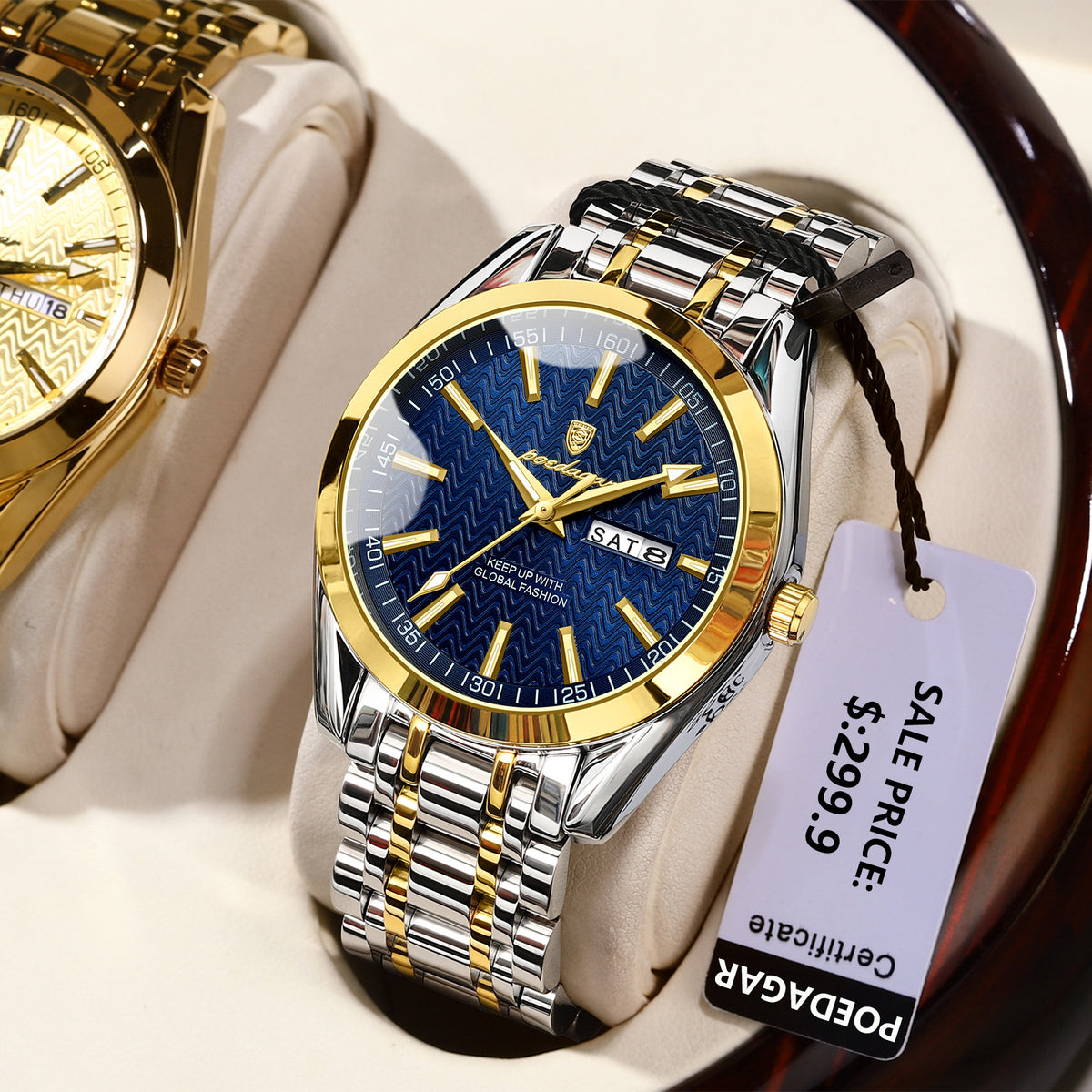 Titanium Apex Blue - Gold