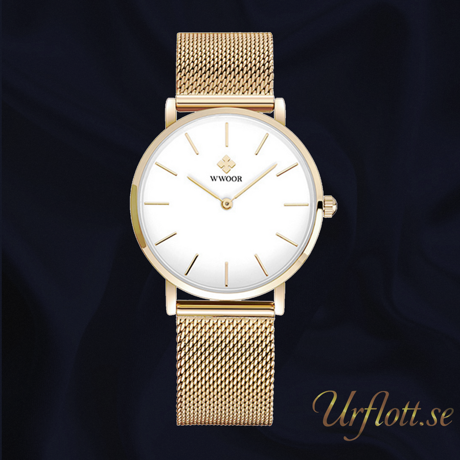 Wwoor Marbella Exelente Mesh Gold- White