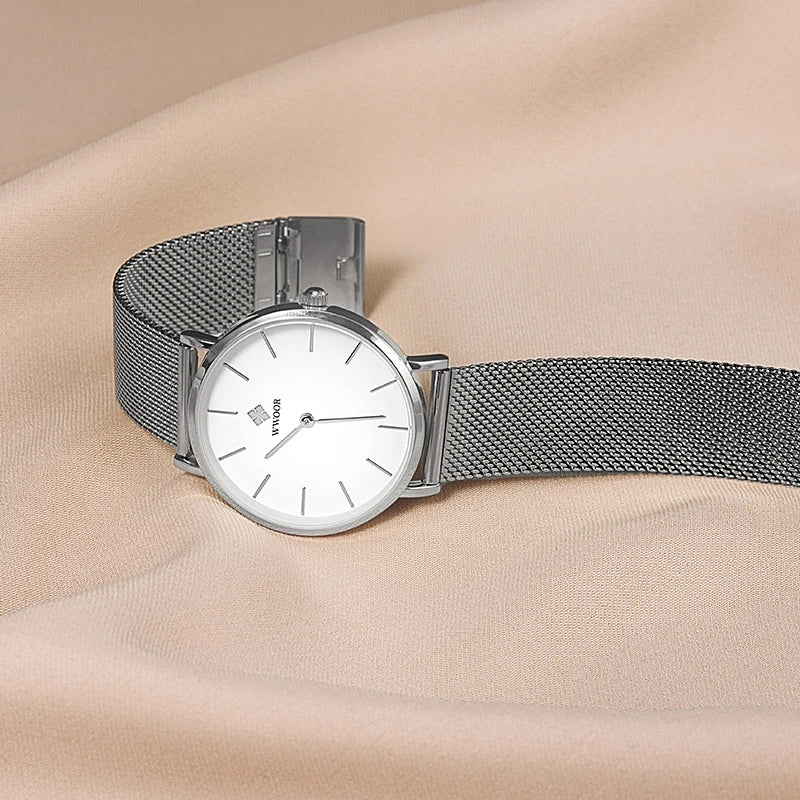 Wwoor Marbella Exelente Mesh Silver - White