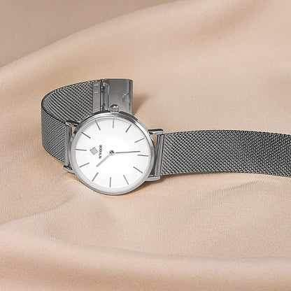 Wwoor Marbella Exelente Mesh Silver - White