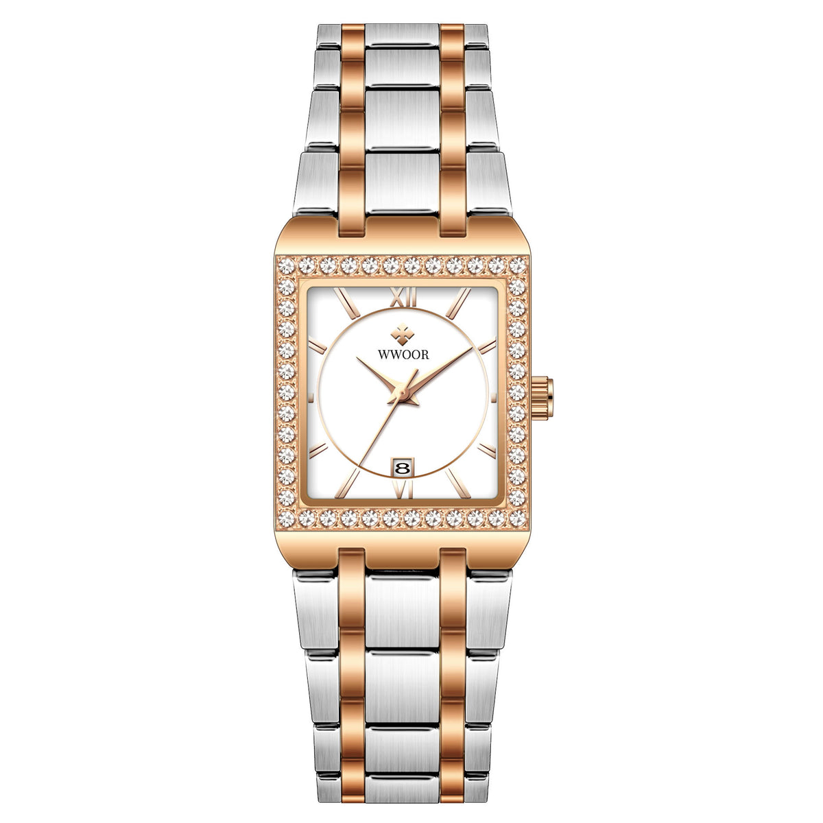Wwoor Paris Silver- Rose;- White