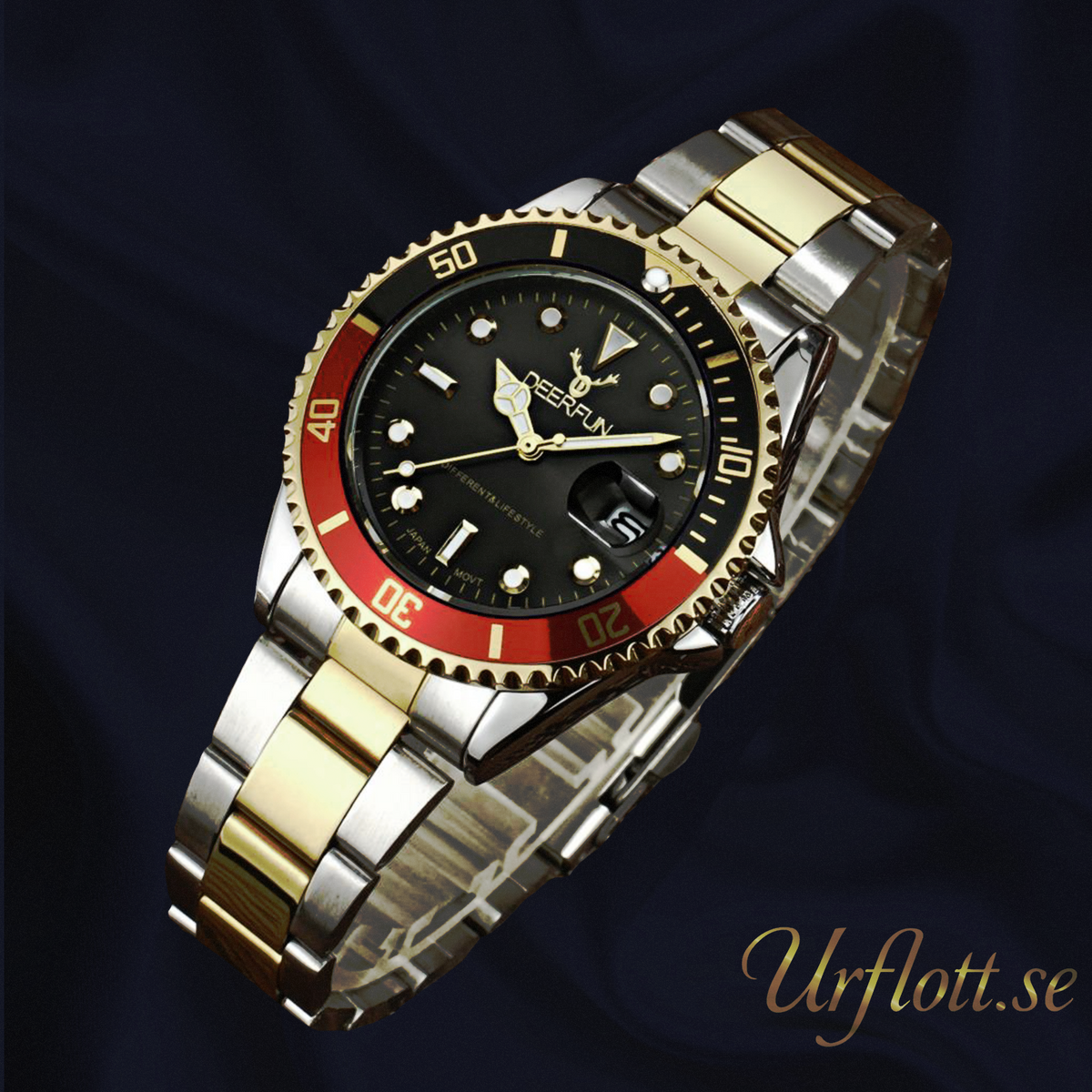 Deerfun Original Black-Red Steel-Gold