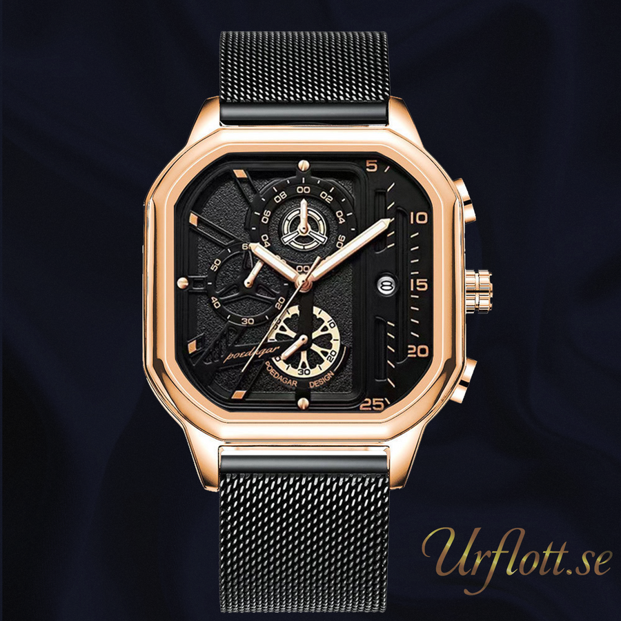 Bologna Gold - Black - Gold - Mesh