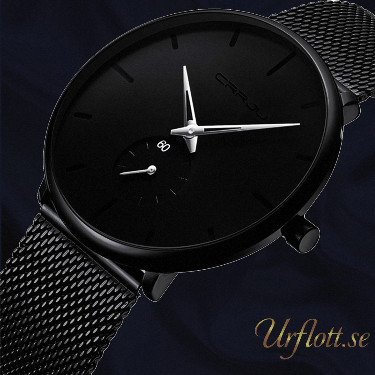 Klocka Miguell Most black. Black- Silver Unisex