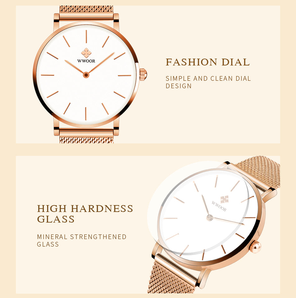 Wwoor Marbella Exelente Mesh Gold- White