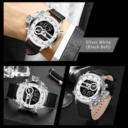 Wwoor Active Sport Leather Steel- White