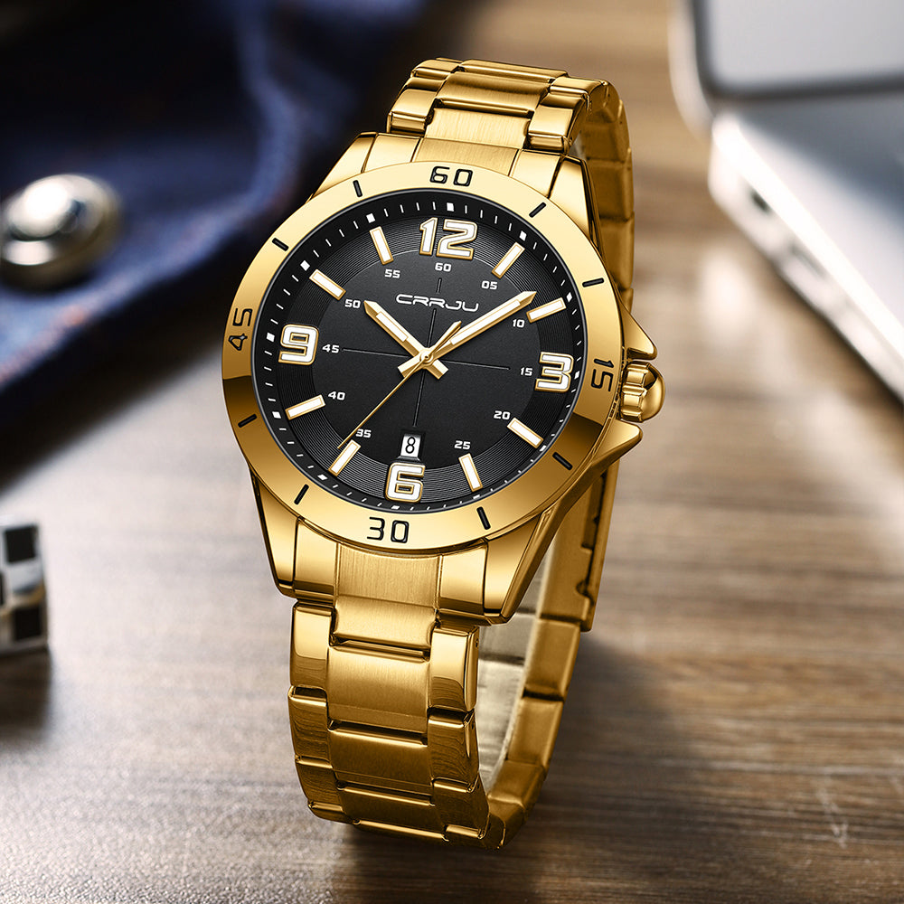 Herrklocka Mr Miguelle Gold - Black