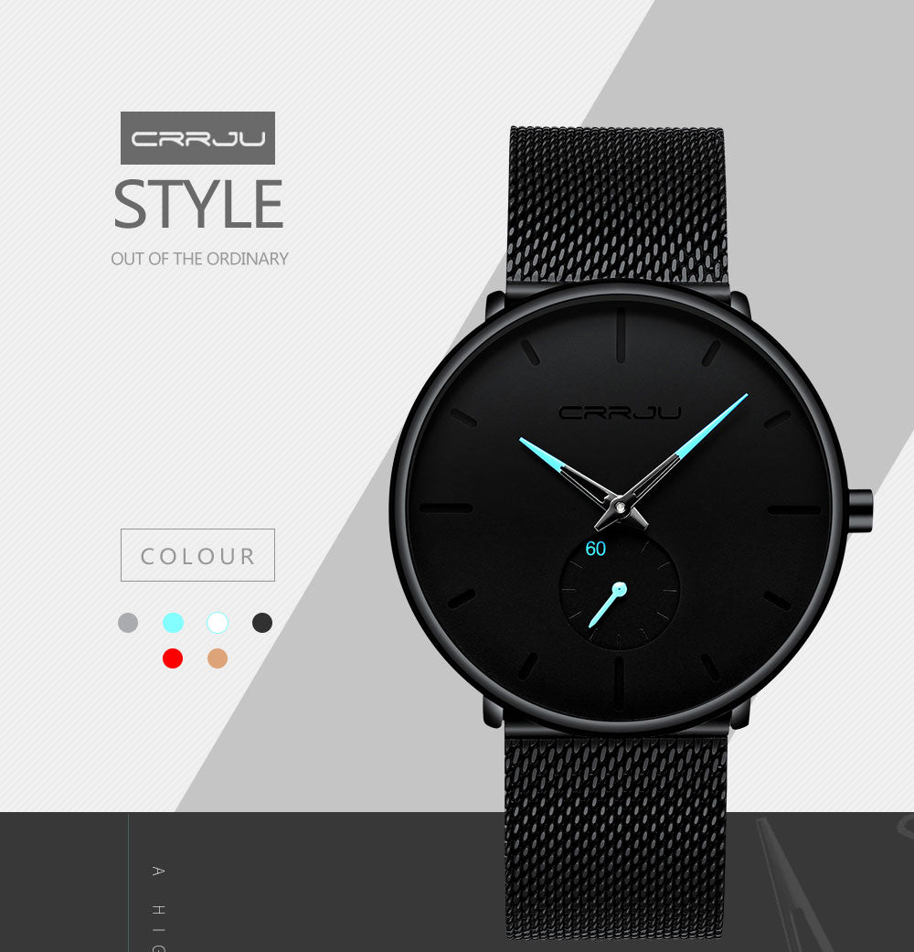 Klocka Miguell Most black Black- Blue Unisex