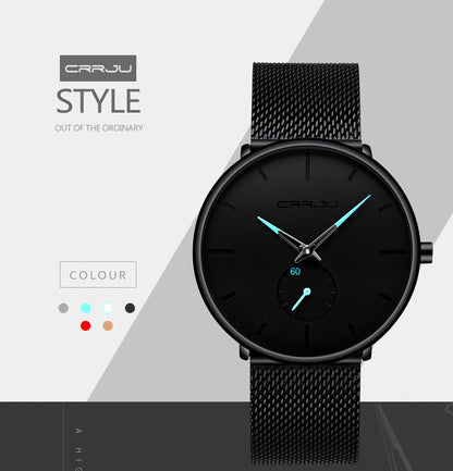 Klocka Miguell Most black Black- Blue Unisex