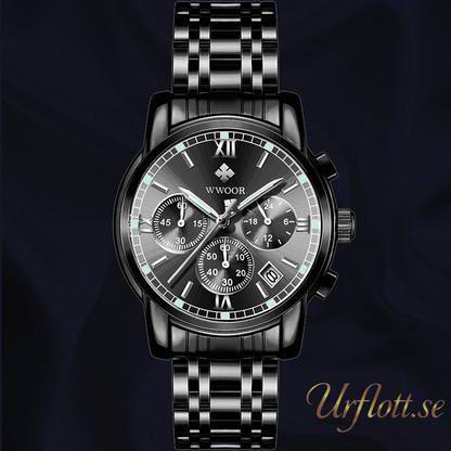 Herrklocka Wwoor Surprendre, Black / Black / Black, Quartz Japan