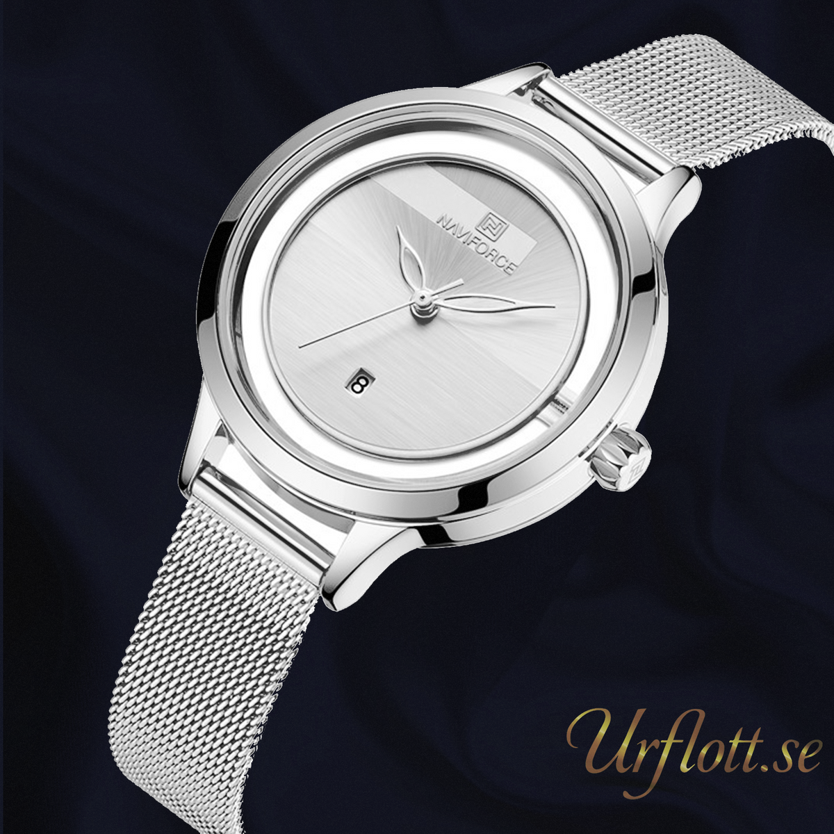 Damklocka NaviForce Monaco Steel / Steel /  Mesh steel