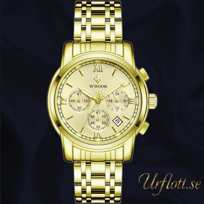 Herrklocka Wwoor Surprendre, Gold / Gold / Gold, Quartz Japan