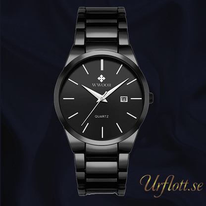 Herrklocka Wwoor Wall Street, Black / Black / Black, Quartz Japan