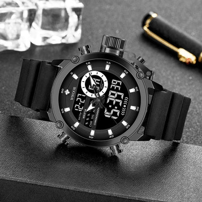 Wwoor Active Sport Black-Black Silicone