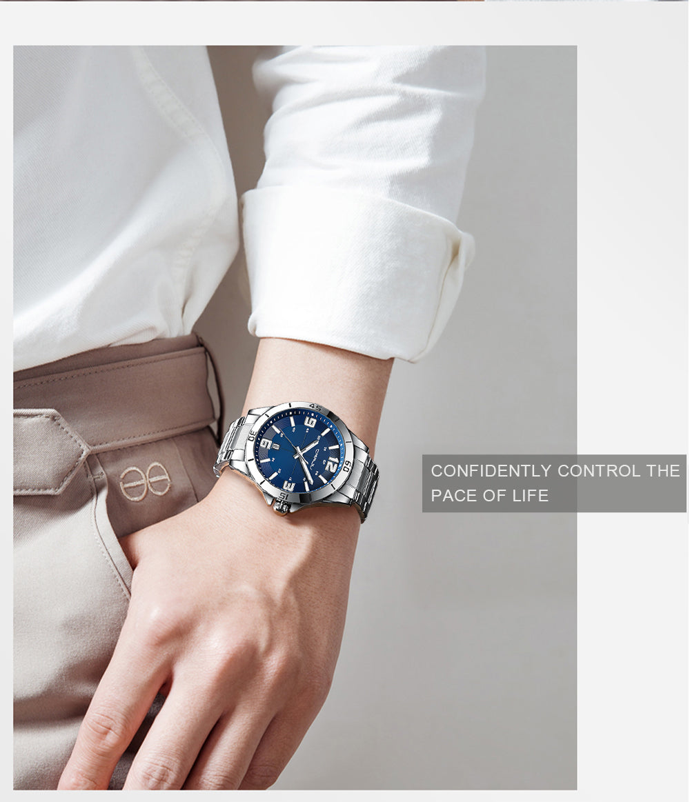 Herrklocka Mr. Miguelle Steel- Blue