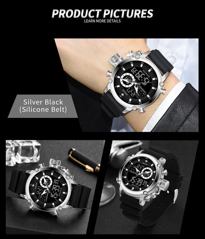 Wwoor Active Sport Leather - Steel - Black