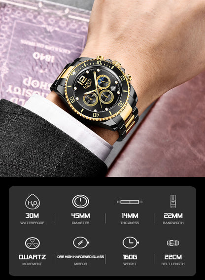 Lige President Luxury Black-Gold
