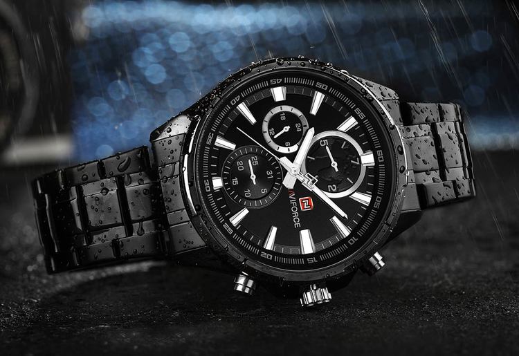 Herrklocka NaviForce More Business. Black / Black / Black. Quartz Japan