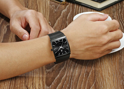 Herrklocka Wwoor Cannes.  Black / Black. Mesh Black. Quartz Japan