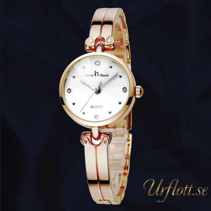 Keep in Touch Damklocka Paris, Rose / Offwhite / Rose, Quartz Japan