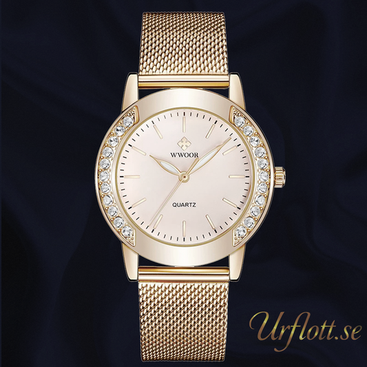 Wwoor Beauti Diamond. Rose´ / Pink. Mesh Rose. Japan Quartz