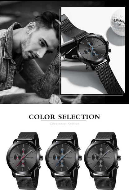 Herrklocka Mr.Miguelle Black Magic  Red