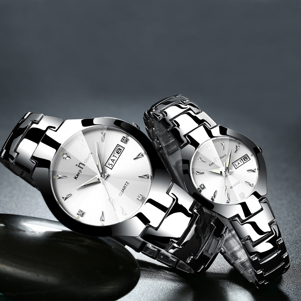 Keep in Touch Damklocka Miami, Steel / Steel / Steel, Quartz Japan