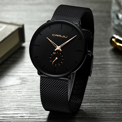 Klocka Miguell Most black. Black- Gold Unisex