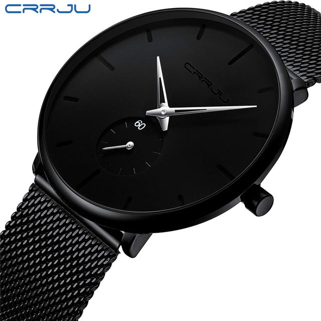 Klocka Miguell Most black. Black- Silver Unisex