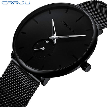 Klocka Miguell Most black. Black- Silver Unisex