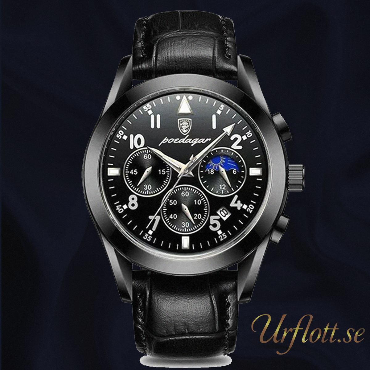 Palermo Black - Black - Leather