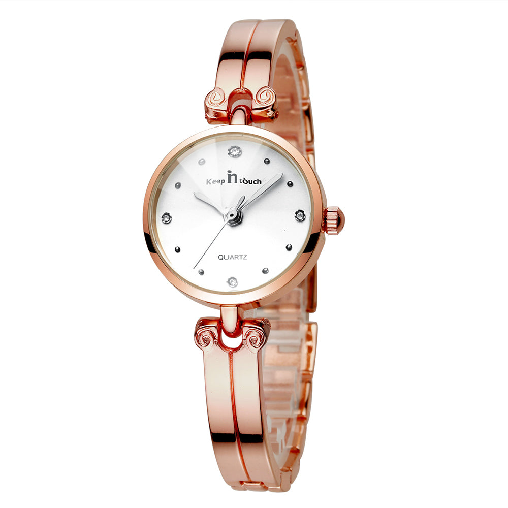 Keep in Touch Damklocka Paris, Rose / Offwhite / Rose, Quartz Japan