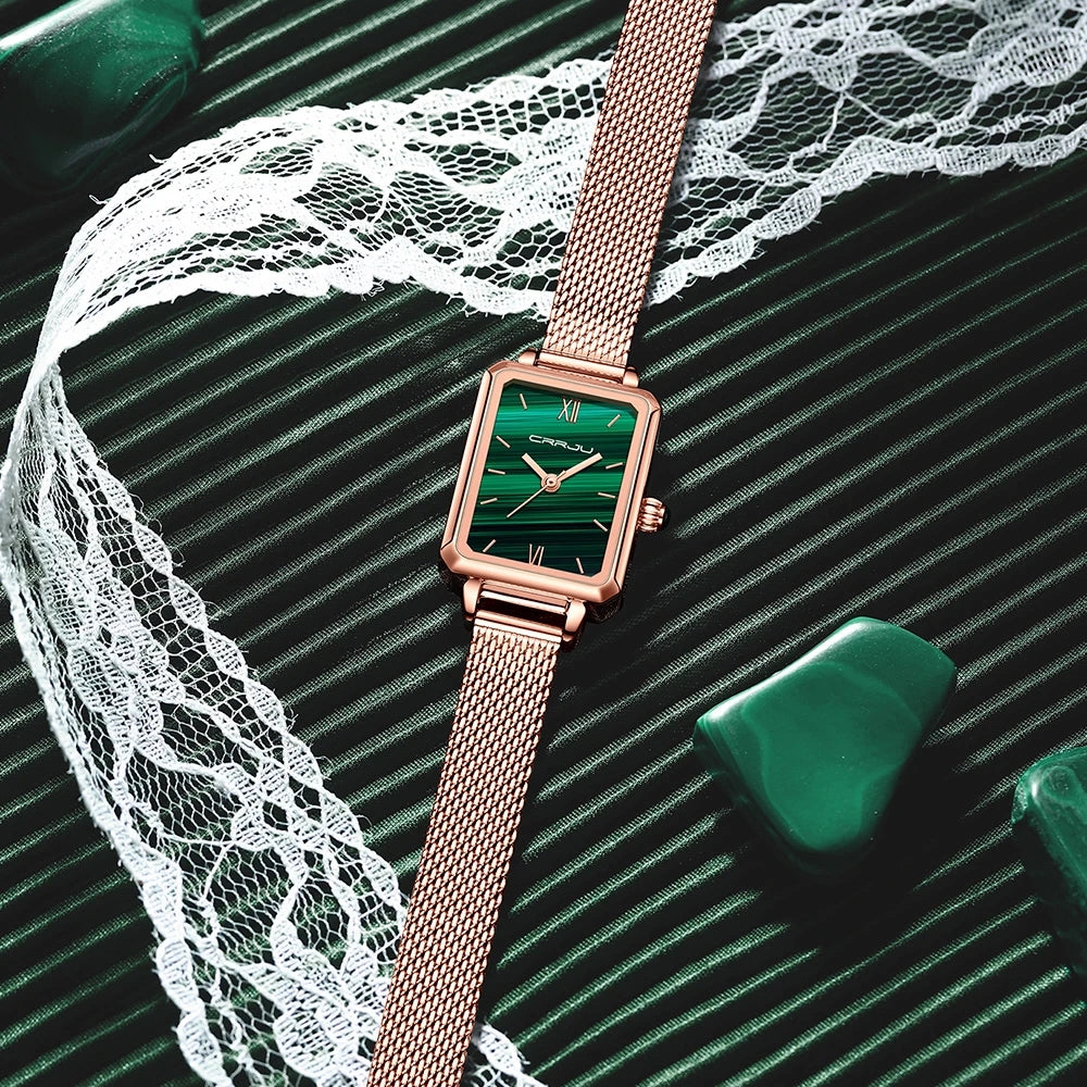 Damklocka Miguelle Retro Gold- Green