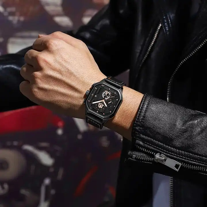 Bologna Gold - Black - Gold - Leather