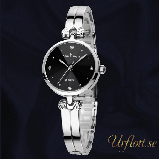 Keep in Touch Damklocka Paris, Steel / Black / Steel, Quartz Japan