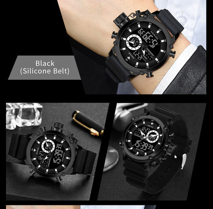 Wwoor Active Sport Black-Black Silicone
