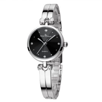 Keep in Touch Damklocka Paris, Steel / Black / Steel, Quartz Japan
