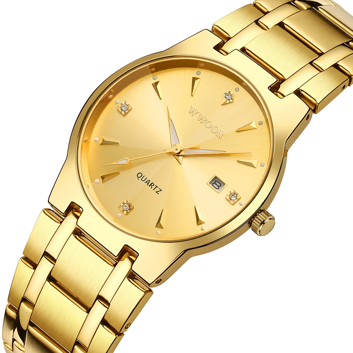 Herrklocka Wwoor Superior, Gold / Gold / Gold, Quartz Japan
