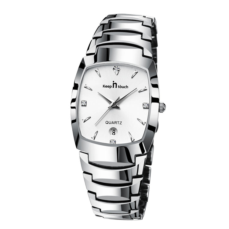 Keep inTouch Twin. Steel / Silver. Steel. Japan Quartz