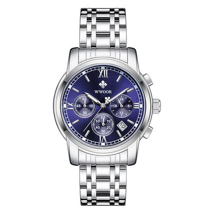 Herrklocka Wwoor Surprendre Steel / Blue / Steel, Quartz Japan