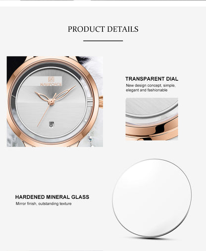 Damklocka Naviforce Monaco Gold / Steel / Mesh Gold