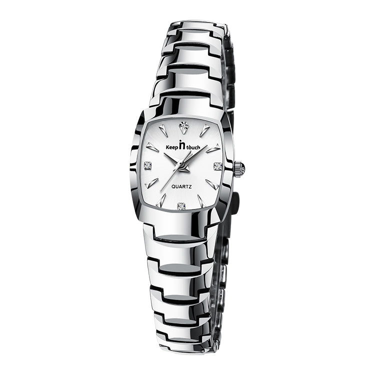Keep in Touch Twin Dam. Steel / Silver. Steel. Japan Quartz